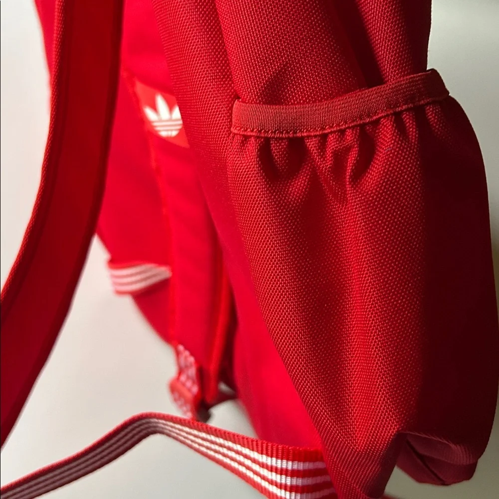 Adidas Logo Backpack Red White - Picture 6 of 11